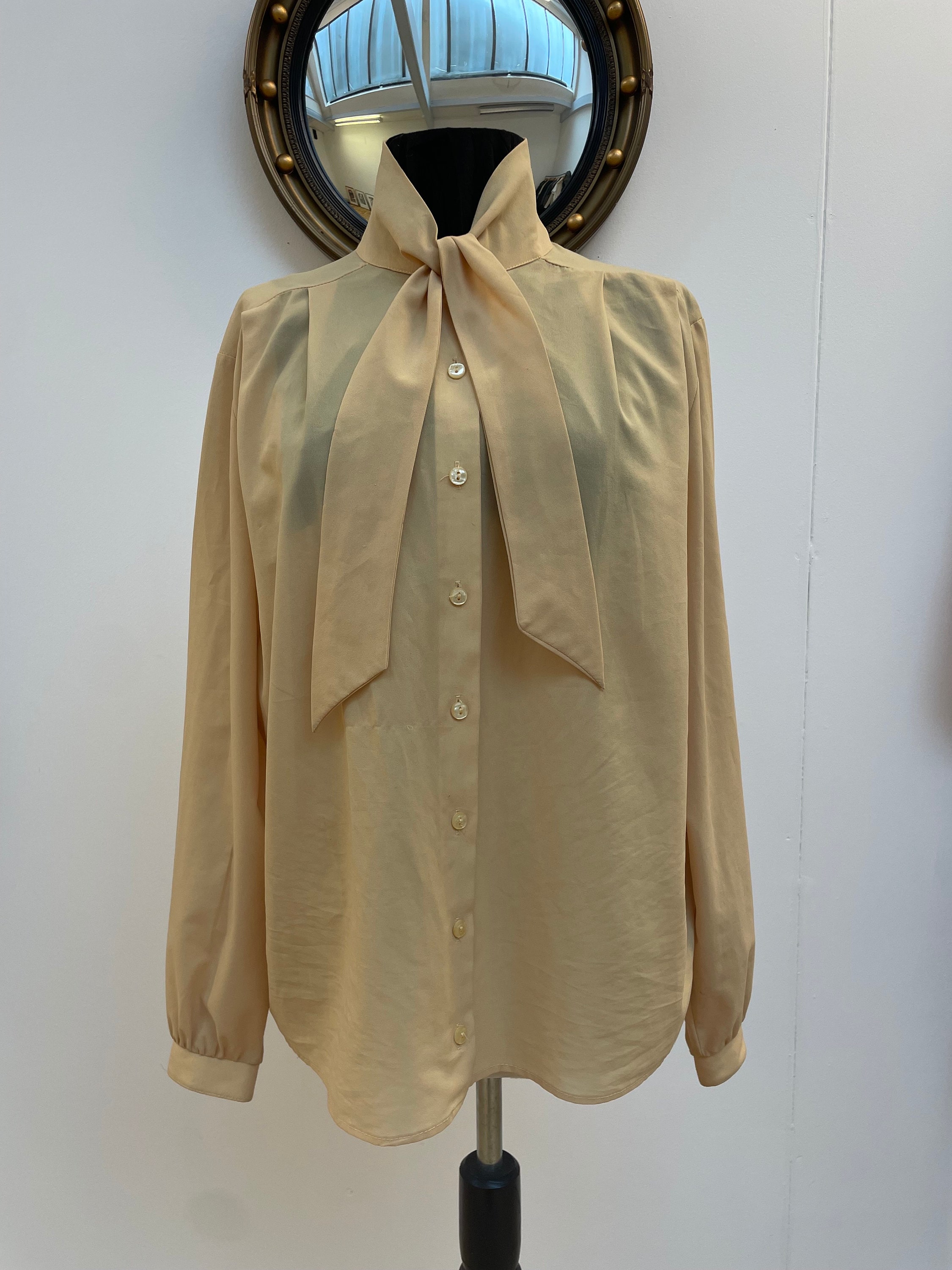 70 s Bow Blouse Etsy Ireland