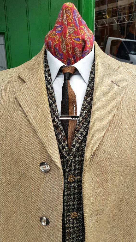Fab Vintage Gents 1960s 60's Modernist 