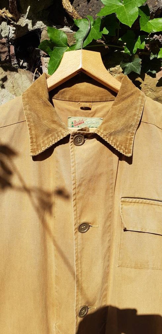 Vintage 1930s 40's Utica Duxbak AERO Field Coat,canvas Hunting Duck Jacket  Sportsmans Waterproof Gamekeeper Fishing Attire.large to XL Vgc -   Israel