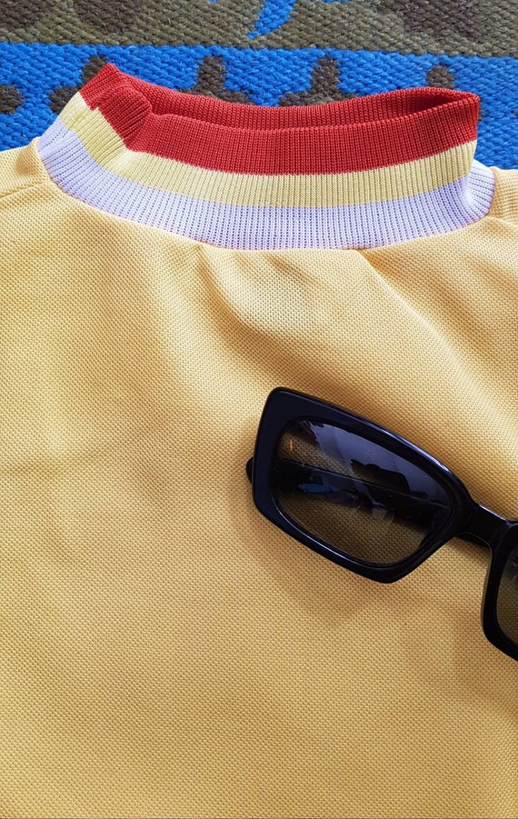 Vintage 1960s 60's boys teenagers deadstock yello… - image 5