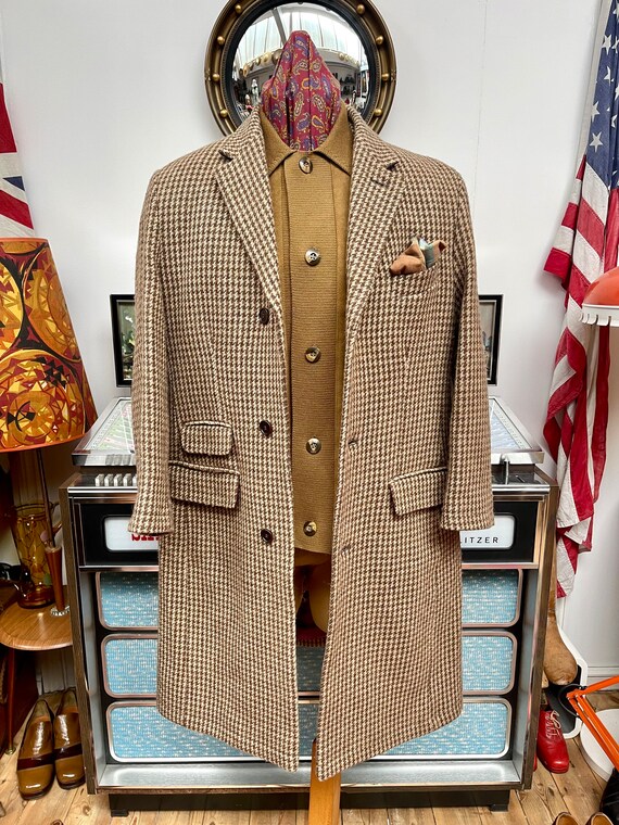 Check crombie coat top