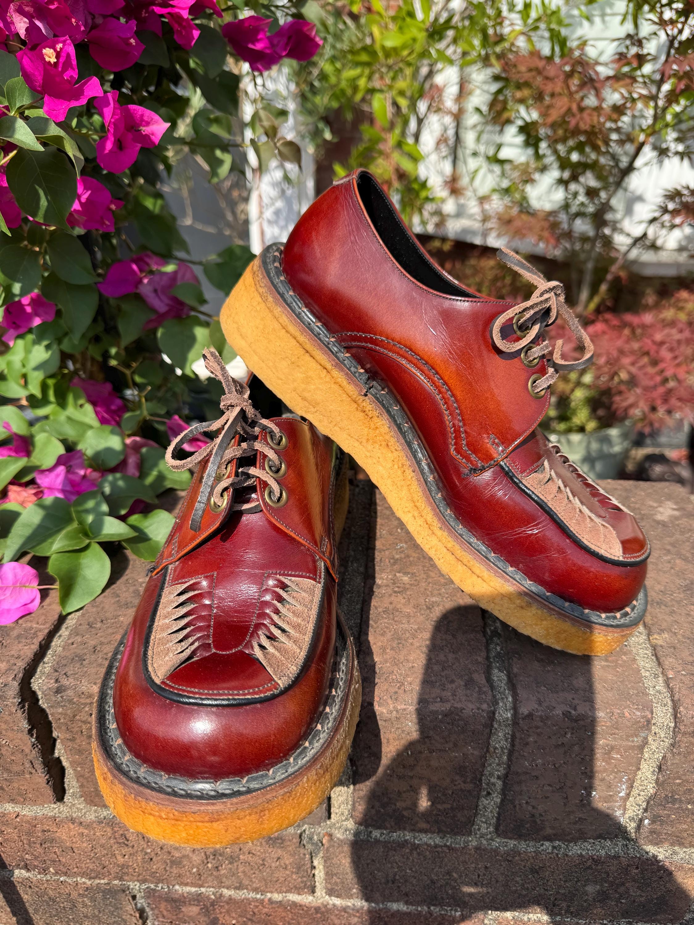 Mens creeper shoes - Etsy 日本