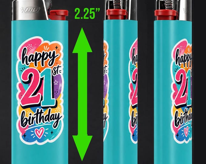 Custom 10x Lighter Spot Stickers your photo, text, or images, quantity bundles available, with laminate coating, durable