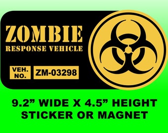 Zombie Car Accessory Etsy