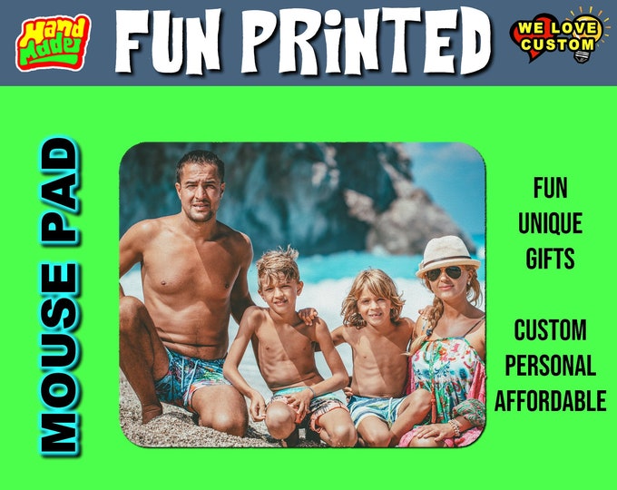 Your Photo Custom Mouse Pad - Mouse Pad Thick Non Slip Bottom Smooth with your custom image or design