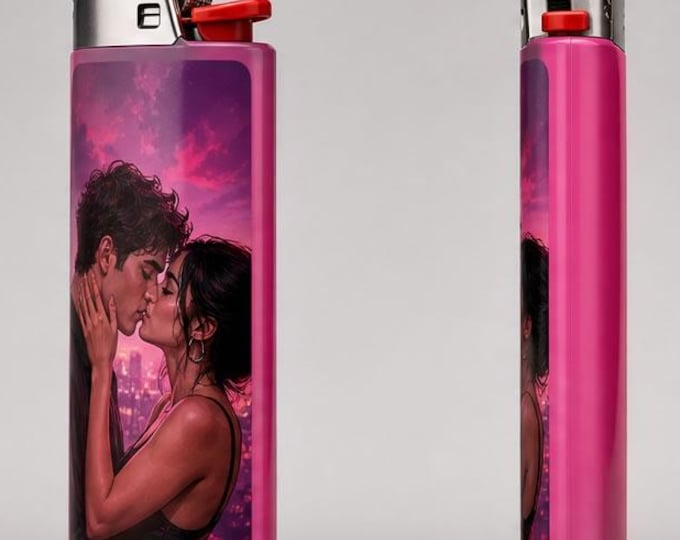 Custom 10x Lighter Spot Stickers your photo, text, or images, quantity bundles available, with laminate coating, durable