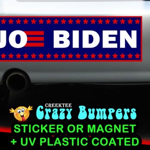Impeach President Joe Biden Magnet Bumper Sticker Waterproof Fade Resistant Ink Exclusive Biden Bonus 