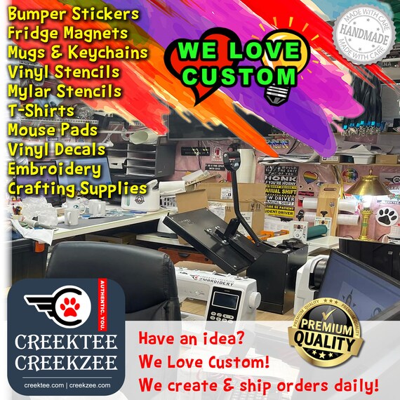 Custom magnetic bumper deals stickers