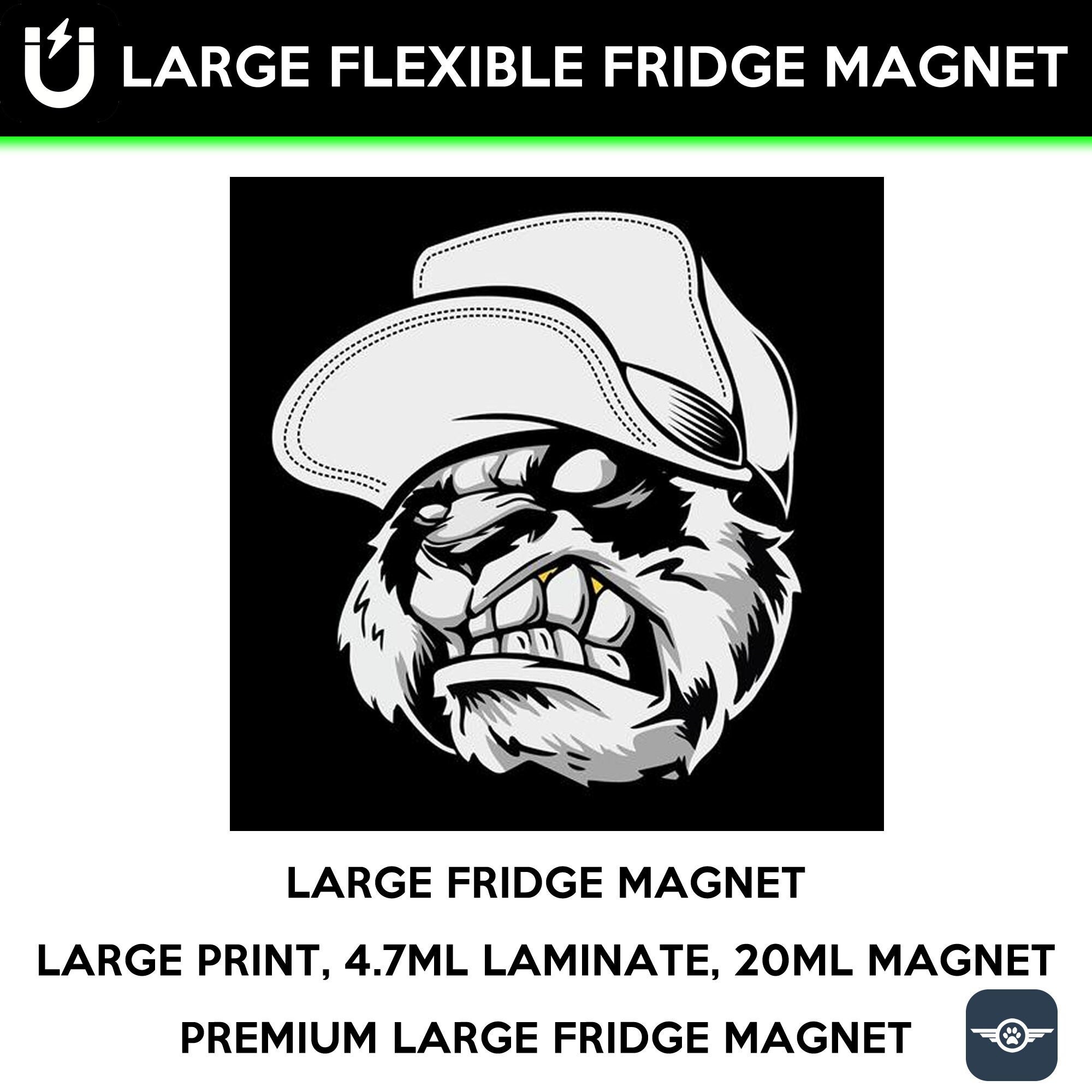 Angry Bear large fridge magnet, large 6 1/2 x 6 1/2 inch premium fridge magnet that stands out. Angry Bear large fridge magnet, large 6 1/2 x 6 1/2 inch premium fridge magnet that stands out.