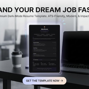 RESUME TEMPLATE 1001 - Sofortiger digitaler Download, Html-Dateien für Ihre eigene Landing Page, bearbeitbar in Minuten, keine Designkenntnisse