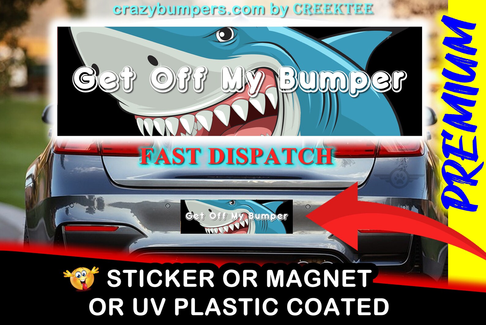 Create Your Own Bumper Stickers or We Customize Your Etsy
