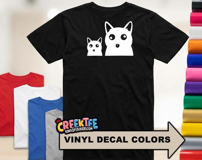 Sassy Cats HTV Vinyl Tee Various Sizes and Colors
