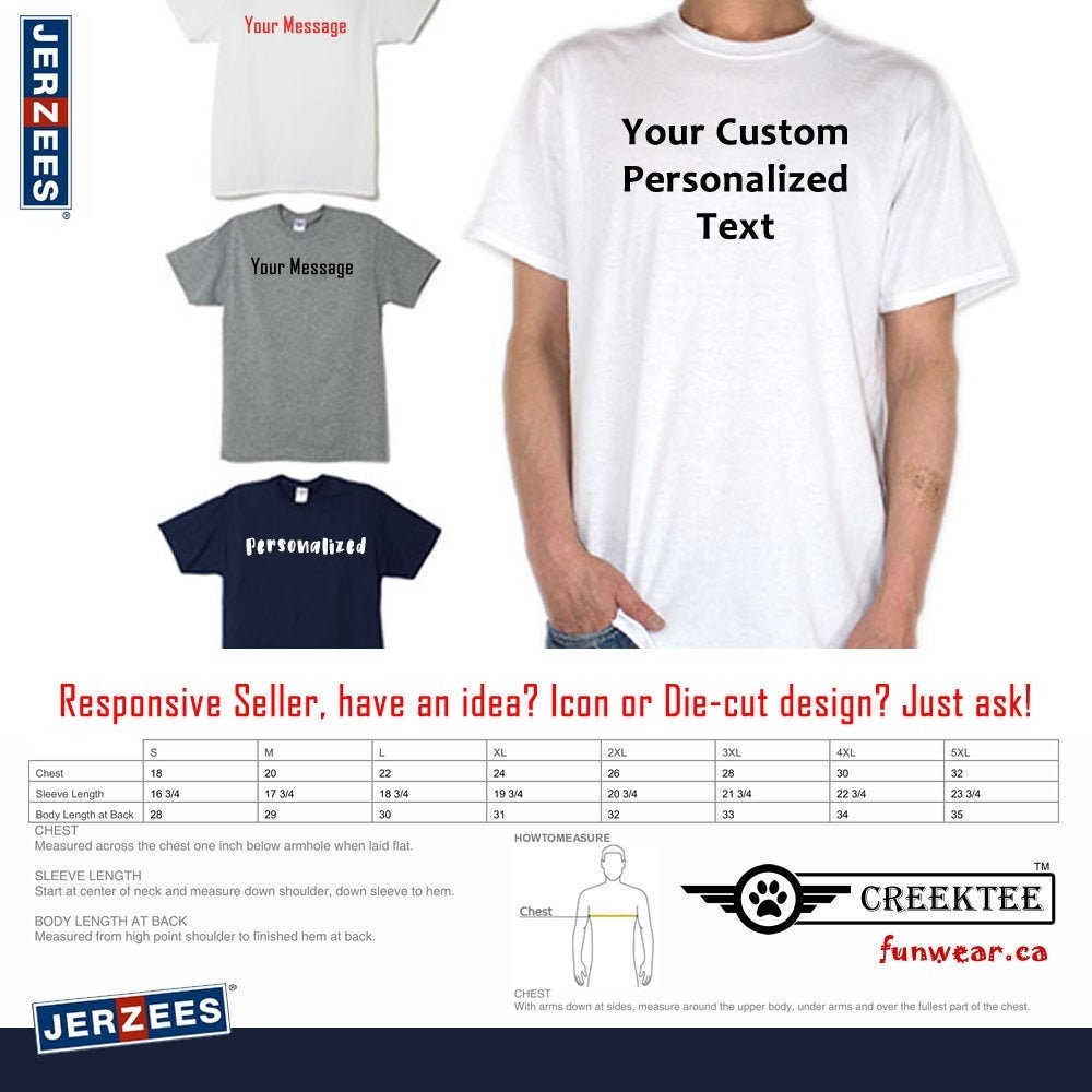 custom text tshirt Personalized Text On Front T-Shirt using long lasting vinyl print custom tee custom text tshirt Personalized Text On Front T-Shirt using long lasting vinyl print custom tee