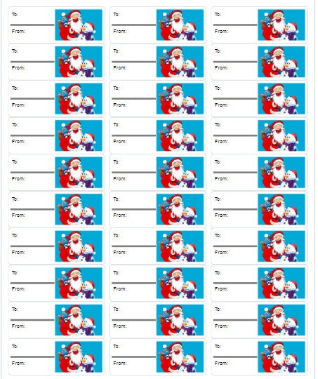 Free Printable Christmas Gift Labels Avery 5160 Printable Templates
