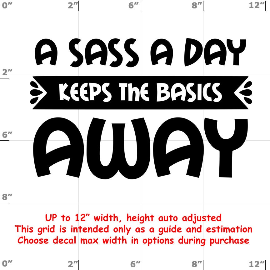 Sassy vinyl decal Sassy vinyl decal