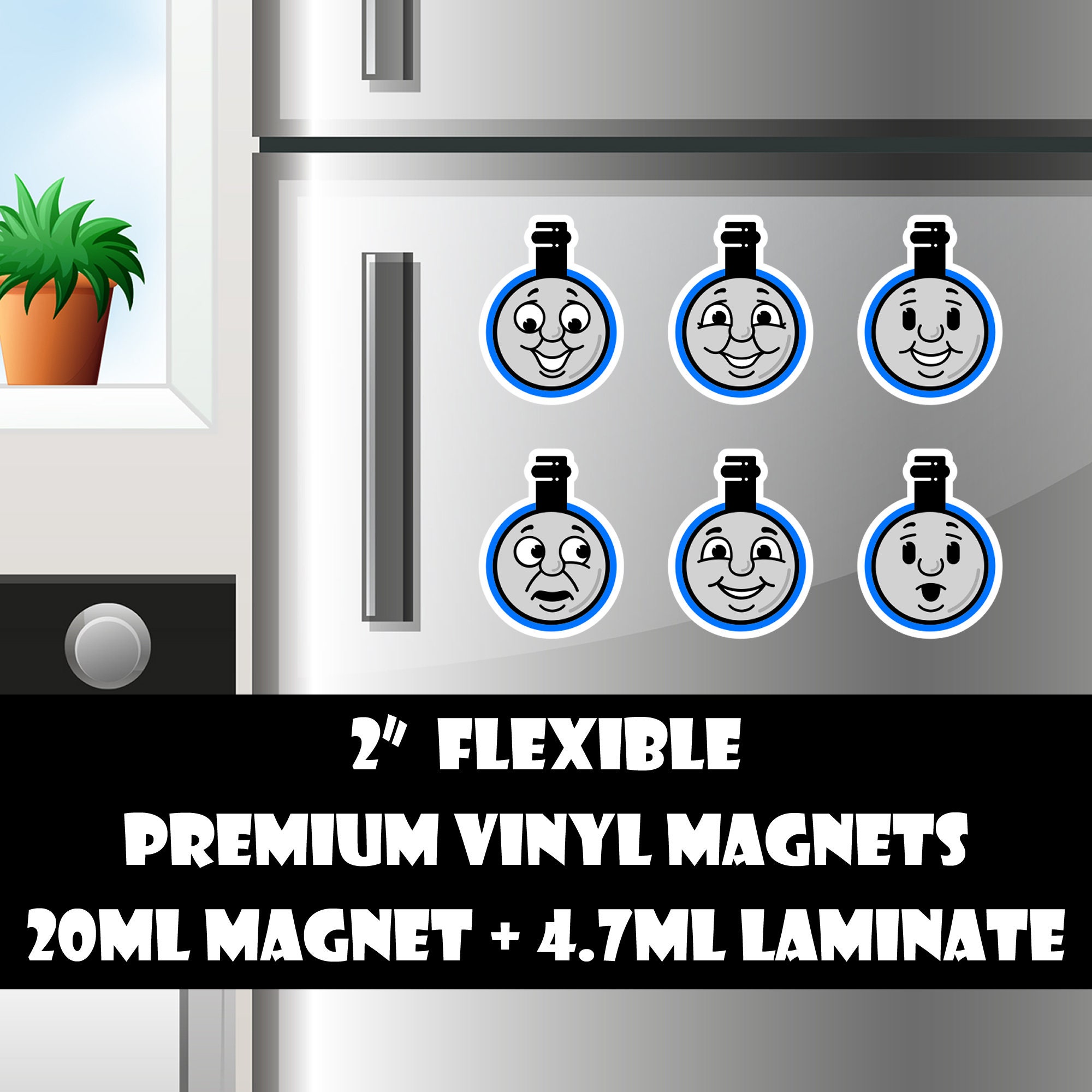 6 2inch train face emoji fridge magnets or stickers standard, photo or vinyl print materials with laminate or magnet 6 2inch train face emoji fridge magnets or stickers standard, photo or vinyl print materials with laminate or magnet