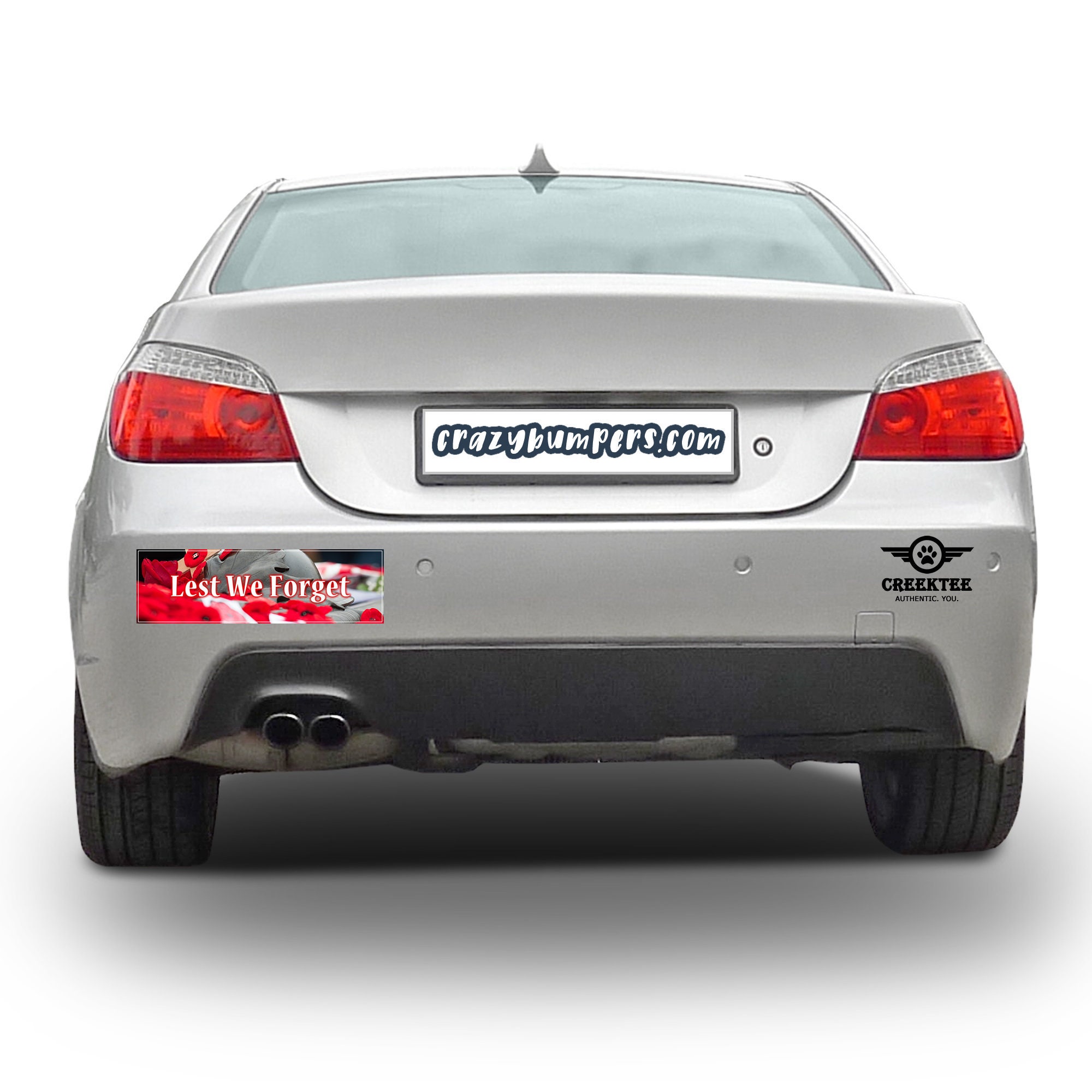 Lest We Forget Remembrance Day 10 x 3 Bumper Sticker - Custom changes and orders welcomed! Lest We Forget Remembrance Day 10 x 3 Bumper Sticker - Custom changes and orders welcomed!
