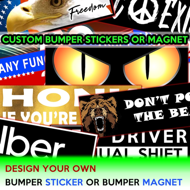 Delivery Vehicle Frequent Stops... Bumper Sticker or in Etsy