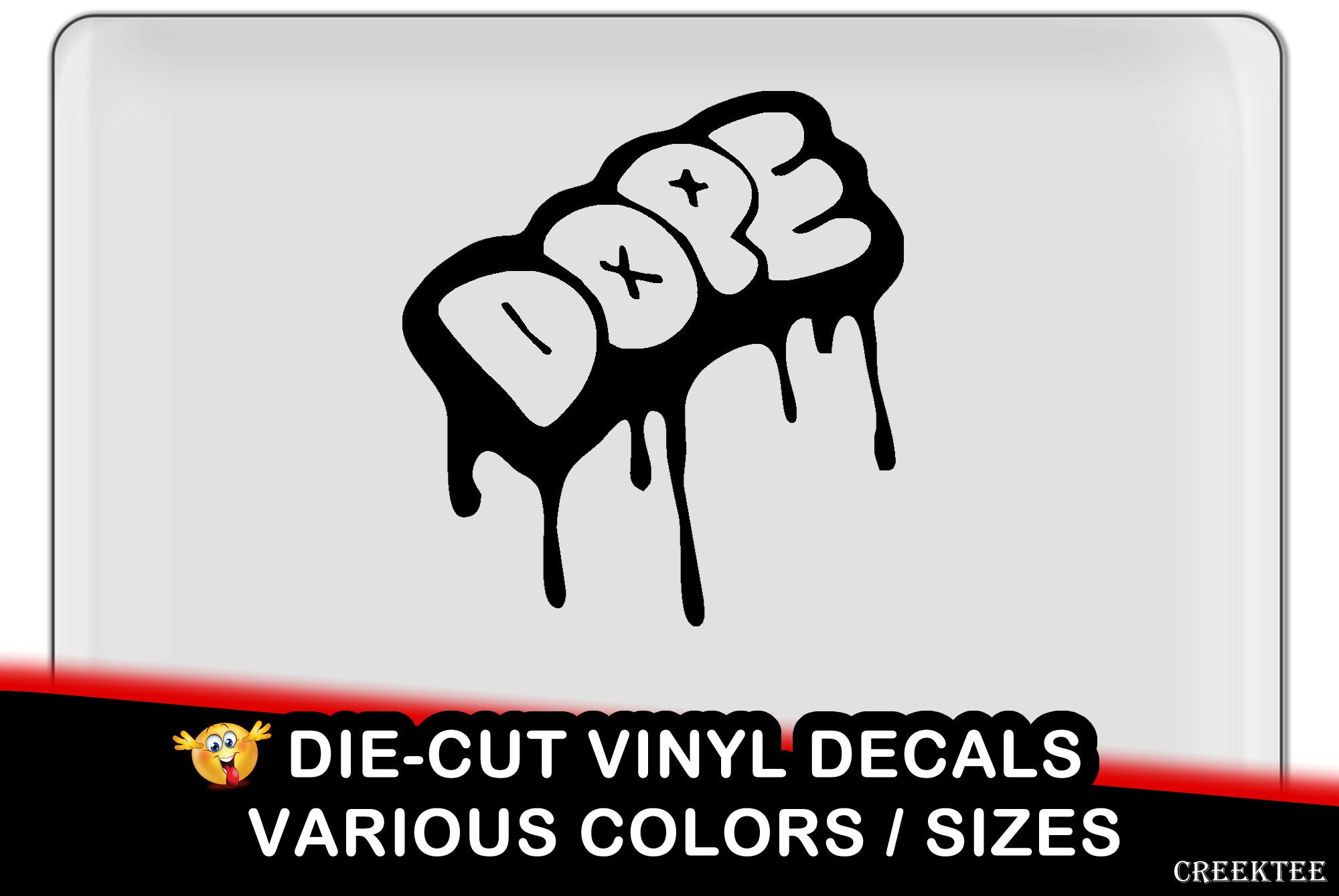 Dope Vinyl Decal - fun vinyl decal in various colors Dope Vinyl Decal - fun vinyl decal in various colors