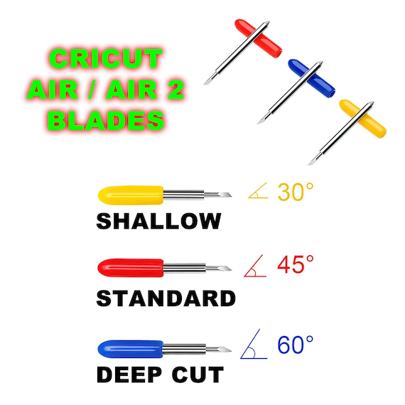 Cutting Machine Tungsten Steel Vinyl Cutter Blades Lettering Blade 30/45/60  Degree Roland / Cricut / Explore Air/air 2/3 Maker Blades 