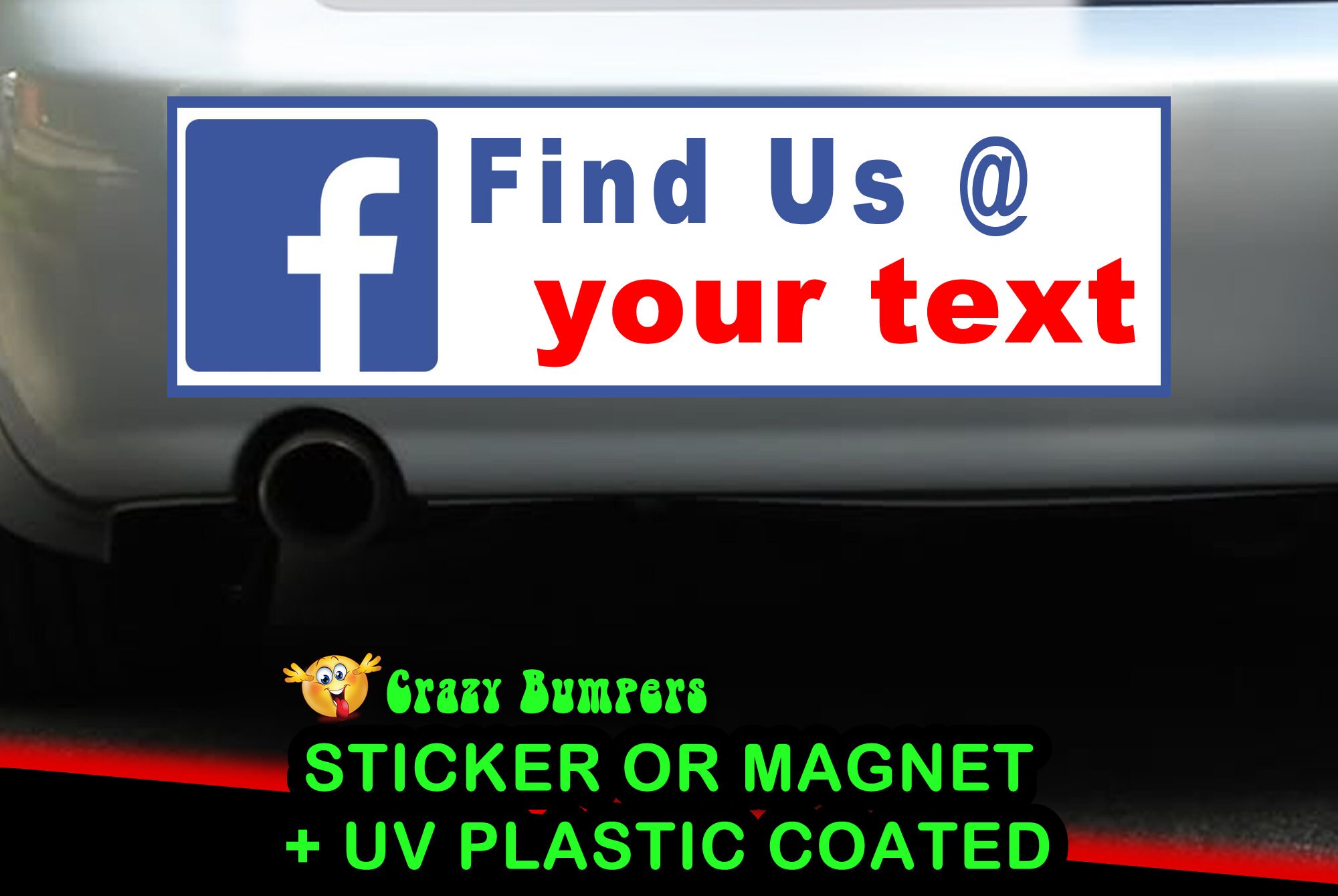 Design Your Own Bumper Sticker or Bumper 10 Inch by 3 Etsy UK