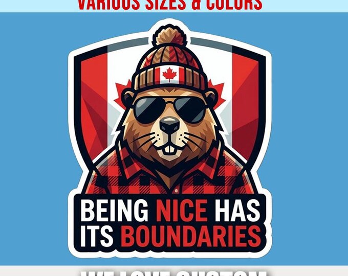 Canada Bumper Sticker, Magnet, Vinyl Sticker or Window Cling, UV Laminate Coating, laptop, water bottle