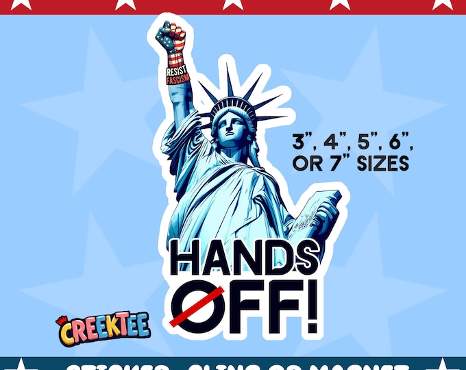 Resist Fascism Bumper Sticker, Magnet, Vinyl Sticker or Window Cling, UV Laminate, laptop, bottle