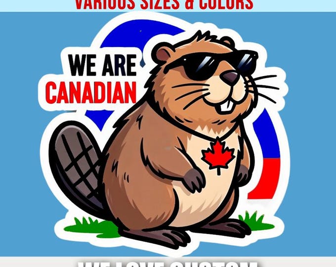 Canada Bumper Sticker, Magnet, Vinyl Sticker or Window Cling, UV Laminate Coating, laptop, water bottle