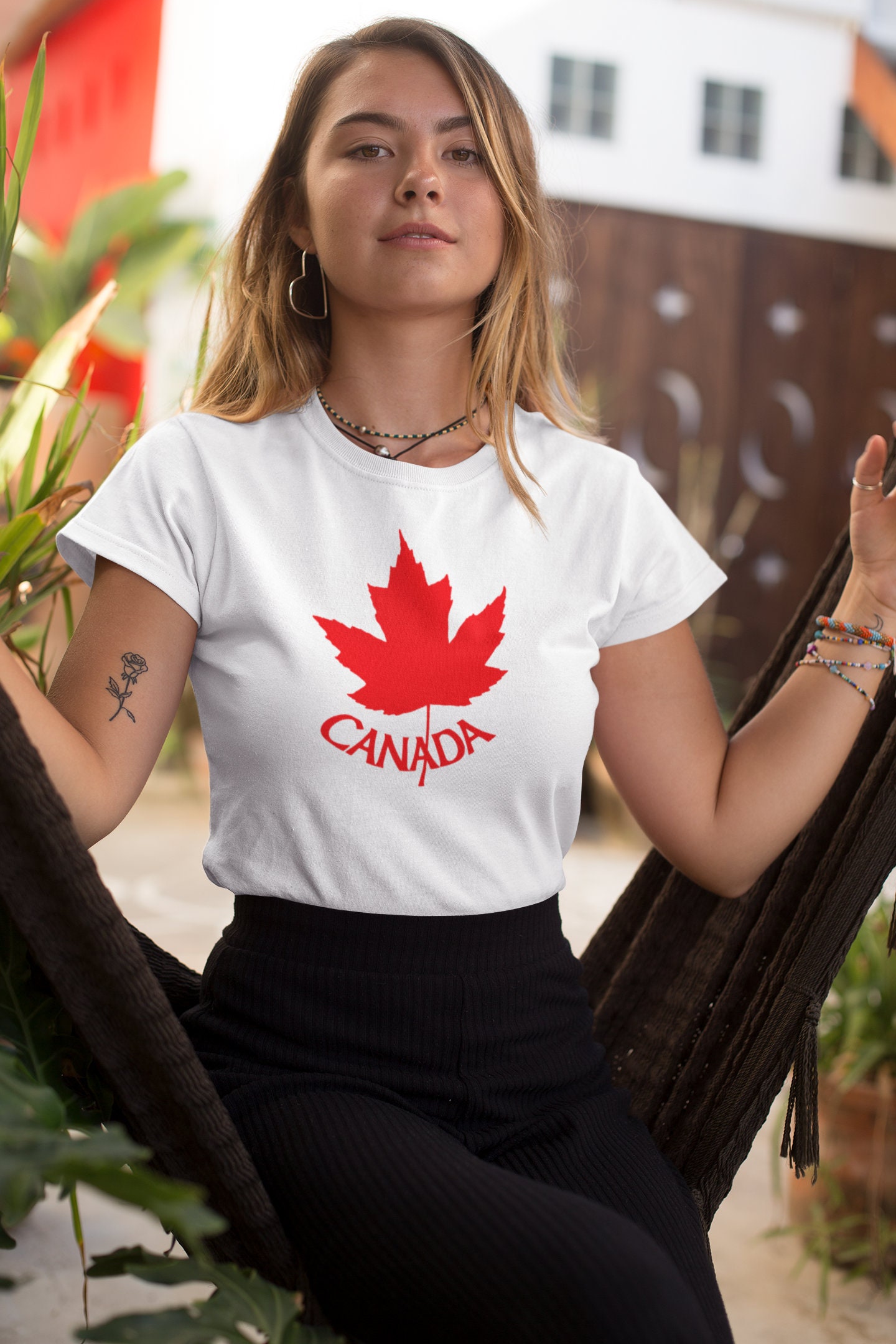 Canada long lasting vinyl print t-shirt Canada T-Shirt