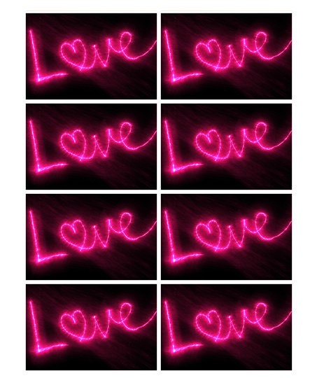 8 Fun 3 inch x 2 inch Stickers -I Love You Stickers 8 Fun 3 inch x 2 inch Stickers -I Love You Stickers