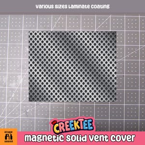 Flexible Magnetic Vent Cover Printed Design with Laminate Coating in Various Sizes