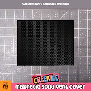 Flexible Magnetic Vent Cover Printed Design with Laminate Coating in Various Sizes