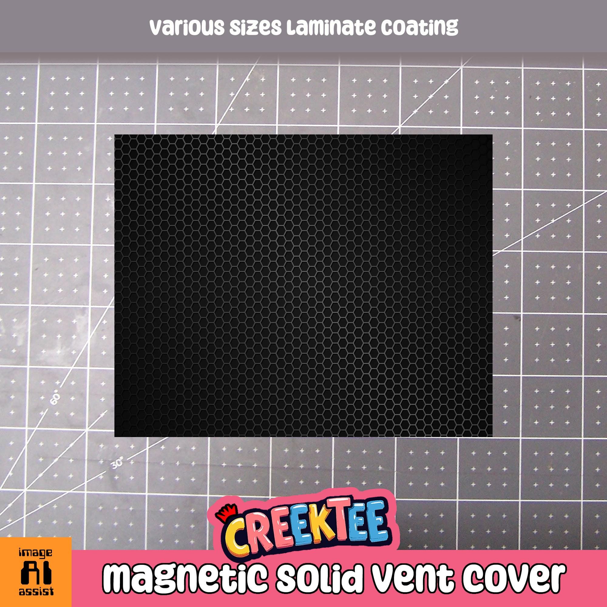 Flexible Magnetic Vent Cover Printed Design with Laminate Coating in Various Sizes