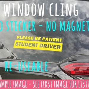 Custom Window Cling Your Text Colors Images and coated in image 9