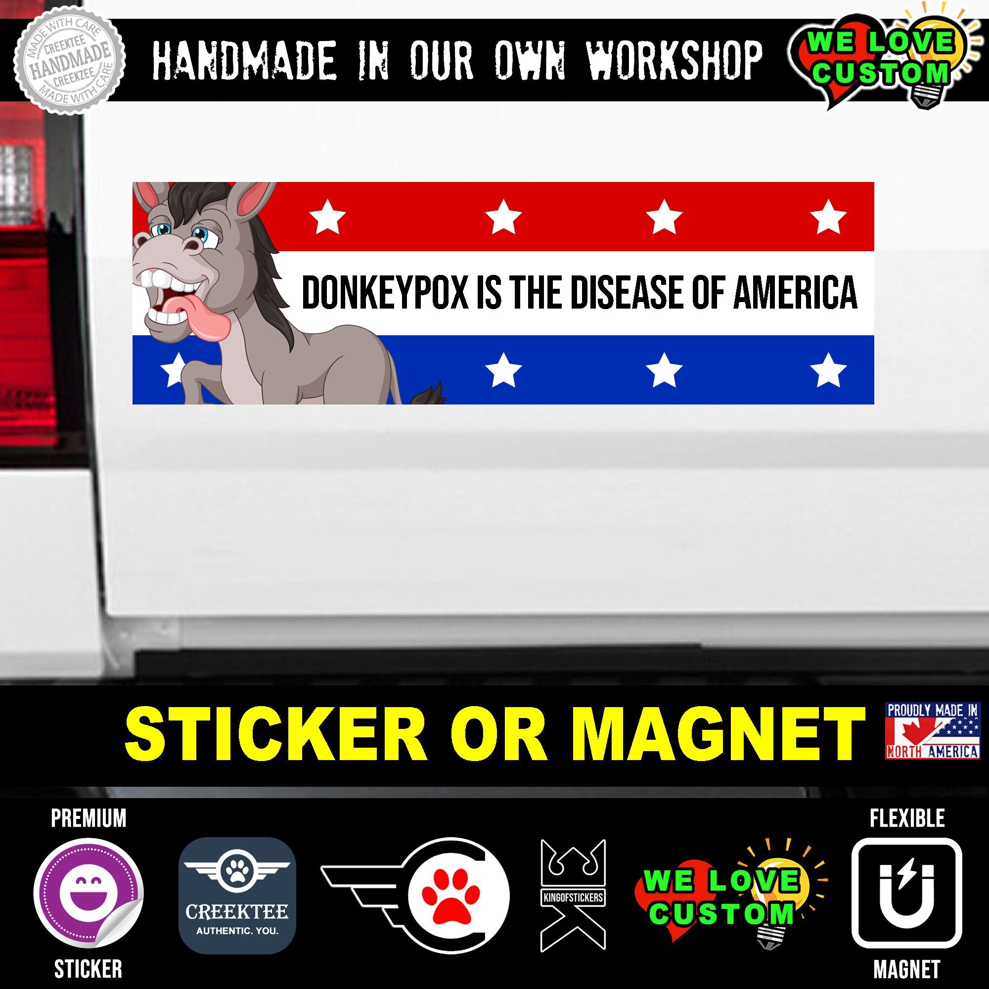 Election Bumper Sticker or Magnet 4