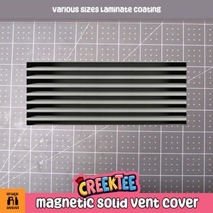 Flexible Magnetic Vent Cover Printed Design with Laminate Coating in Various Sizes