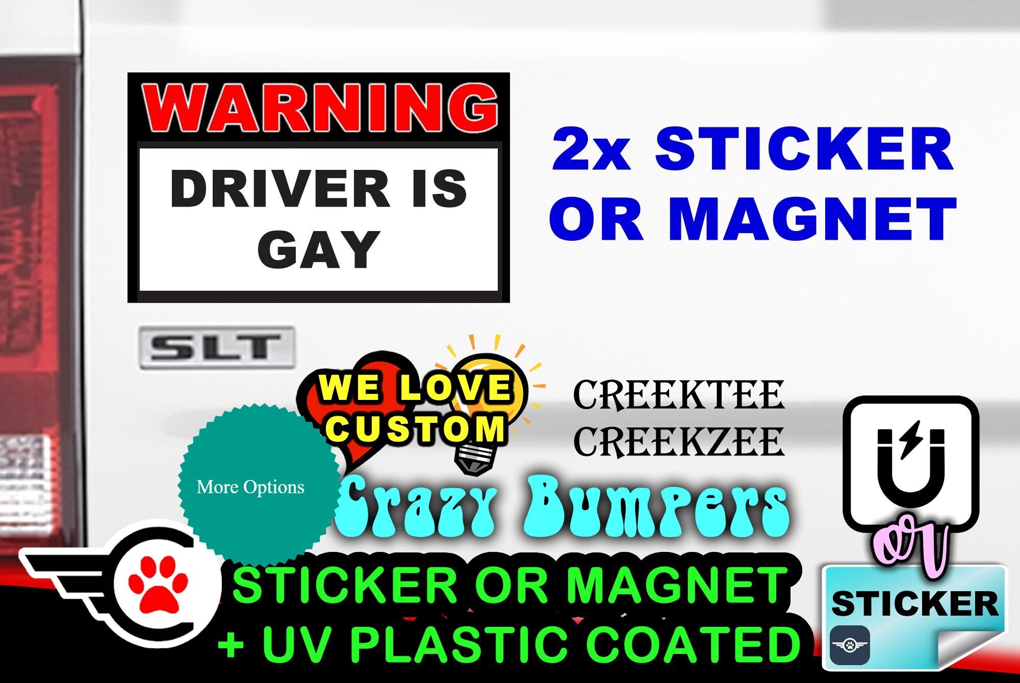 5 Wacky Pranks Using Custom-Printed Stickers