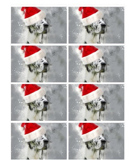 8 Fun 3 inch x 2 inch Stickers - Christmas gifts, Christmas Cards and envelopes 8 Fun 3 inch x 2 inch Stickers - Christmas gifts, Christmas Cards and envelopes