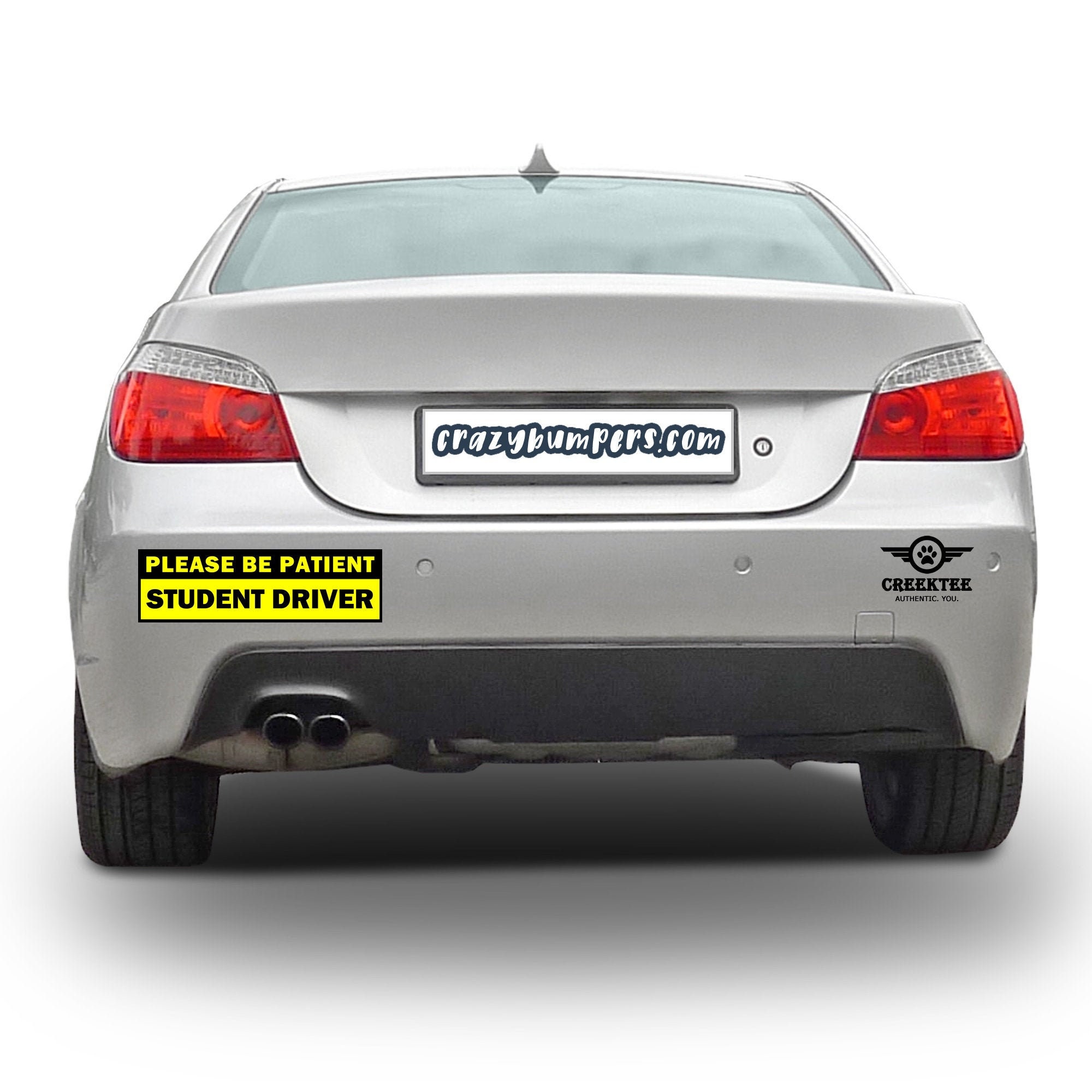 UV Protected Please Be Patient Student Driver Bumper Sticker 10 x 3 Bumper Sticker or Magnetic Bumper Sticker Available UV Protected Please Be Patient Student Driver Bumper Sticker 10 x 3 Bumper Sticker or Magnetic Bumper Sticker Available
