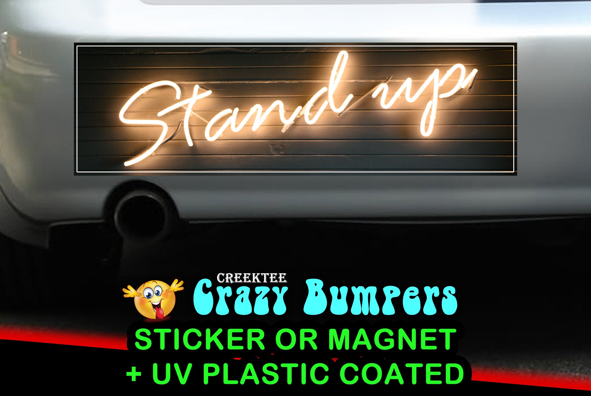 CAD$7.99 - Stand Up 10 x 3 Bumper Sticker or Magnet - Custom changes and orders welcomed! CAD$7.99 - Stand Up 10 x 3 Bumper Sticker or Magnet - Custom changes and orders welcomed!