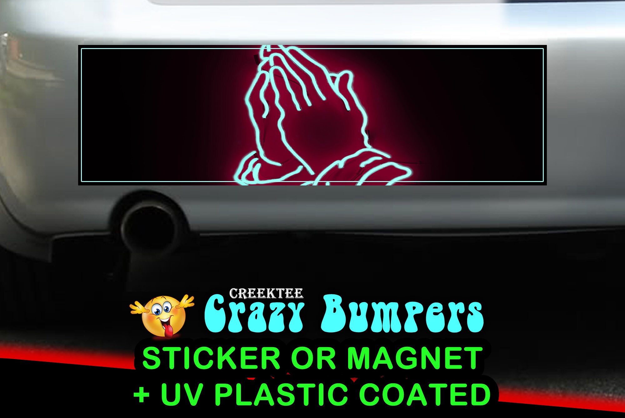 CAD$7.99 - Amen Praying Hands 10 x 3 Bumper Sticker or Magnet - Custom changes and orders welcomed! CAD$7.99 - Amen Praying Hands 10 x 3 Bumper Sticker or Magnet - Custom changes and orders welcomed!