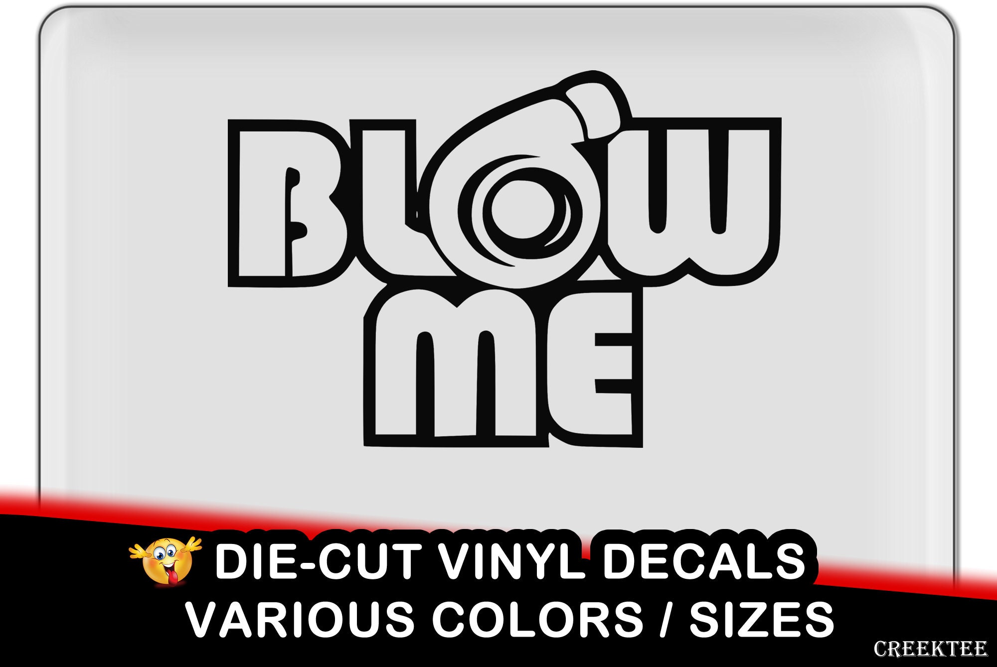 Blow Me Turbo Decal - fun vinyl decal in various colors Blow Me Turbo Decal - fun vinyl decal in various colors