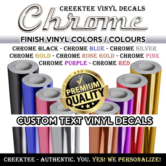 What is Chrome Gold Glossy Vinyl for Sign Making Chrome Pet Gold Color Cut  Vinyl