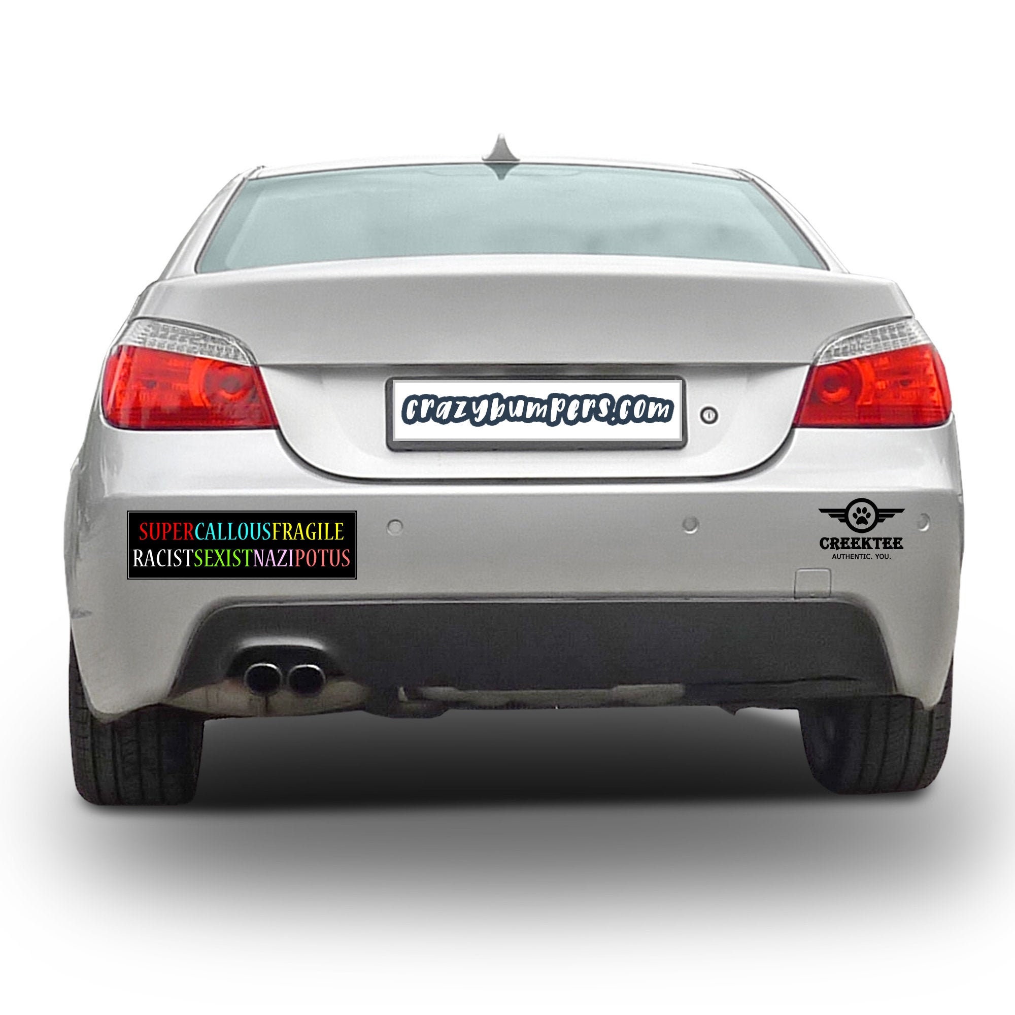 SUPERCALLOUSFRAGILERACISTSEXISTNAZIPOTUS 10 x 3 Bumper Sticker - Custom changes and orders welcomed! SUPERCALLOUSFRAGILERACISTSEXISTNAZIPOTUS 10 x 3 Bumper Sticker - Custom changes and orders welcomed!
