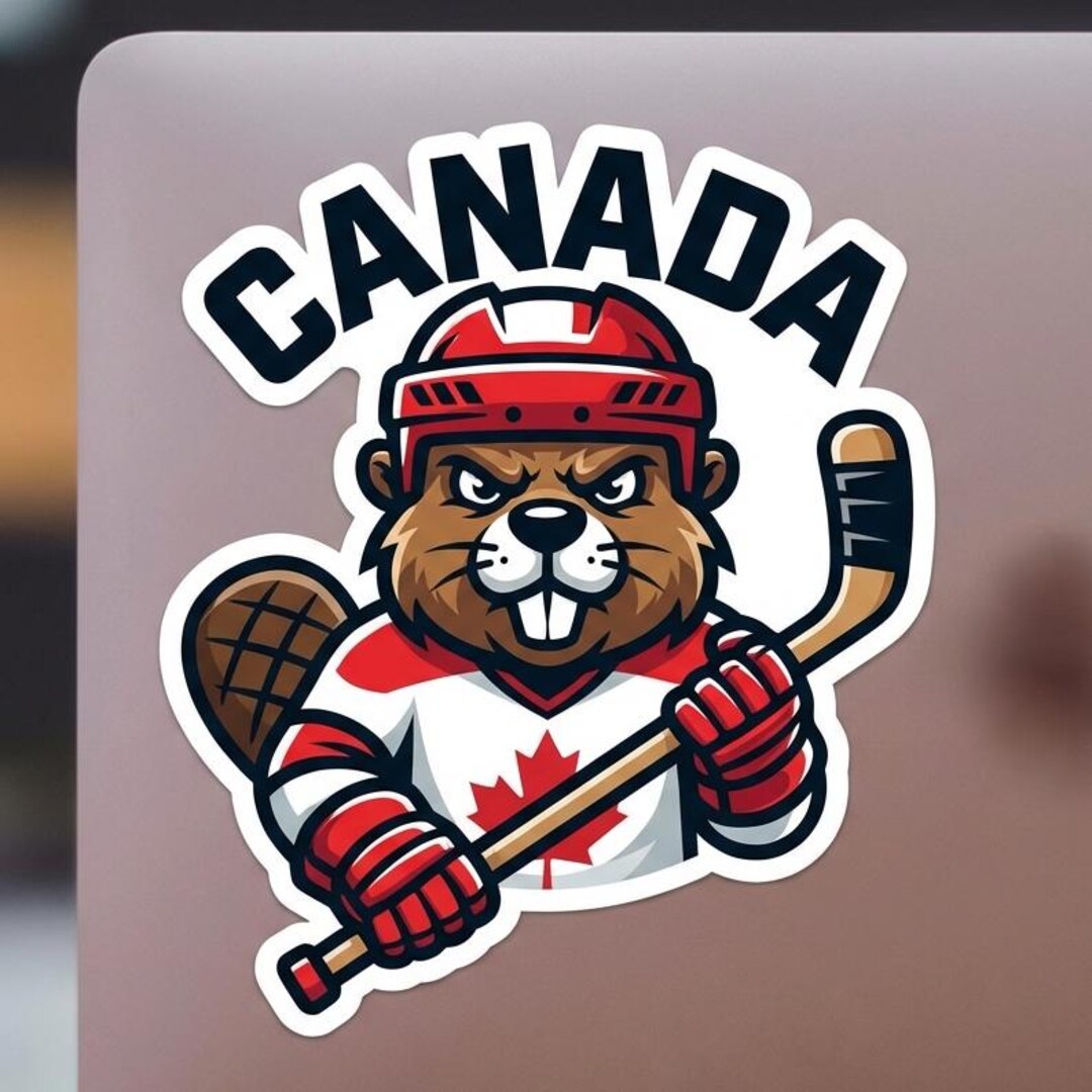 Canada Angry Beaver Bumper Sticker, Magnet, Vinyl Sticker, Window Cling ...