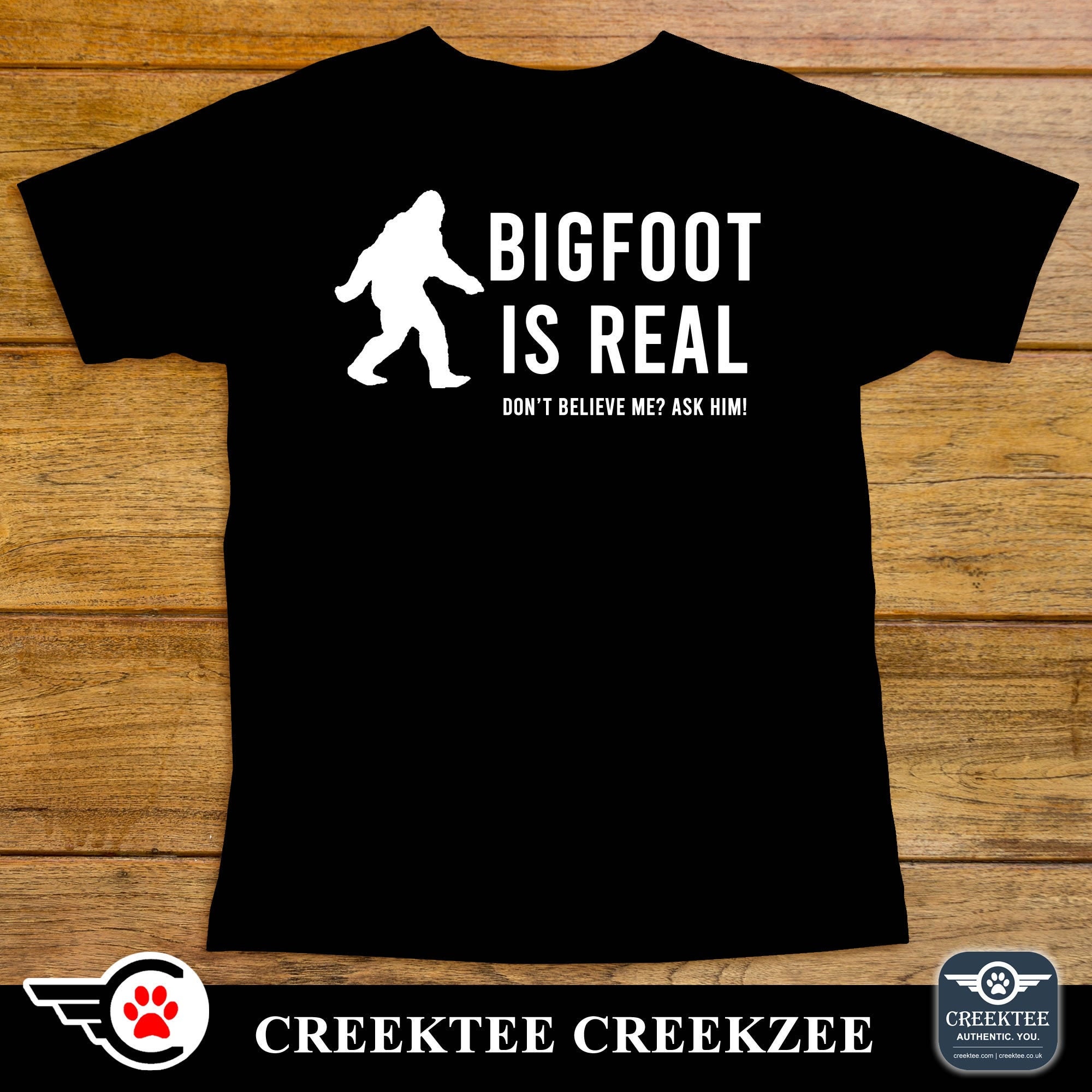 bigfoot is real t shirt