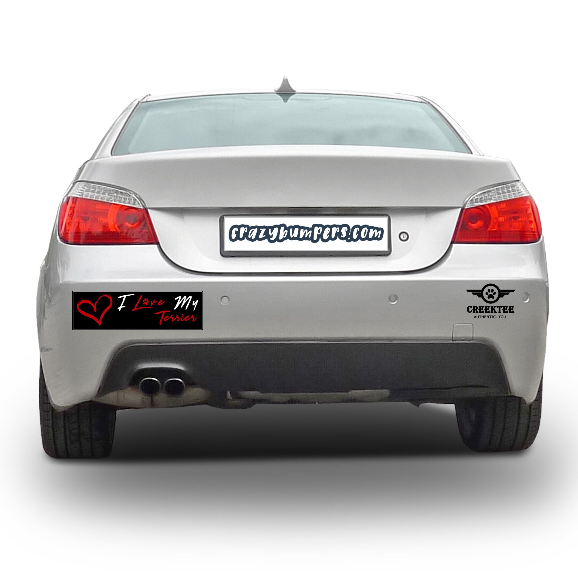 I Love My Terrier Pet 10 x 3 Bumper Sticker Color / Colours can be customized including background - Custom changes and orders welcomed! I Love My Terrier Pet 10 x 3 Bumper Sticker Color / Colours can be customized including background - Custom changes and orders welcomed!