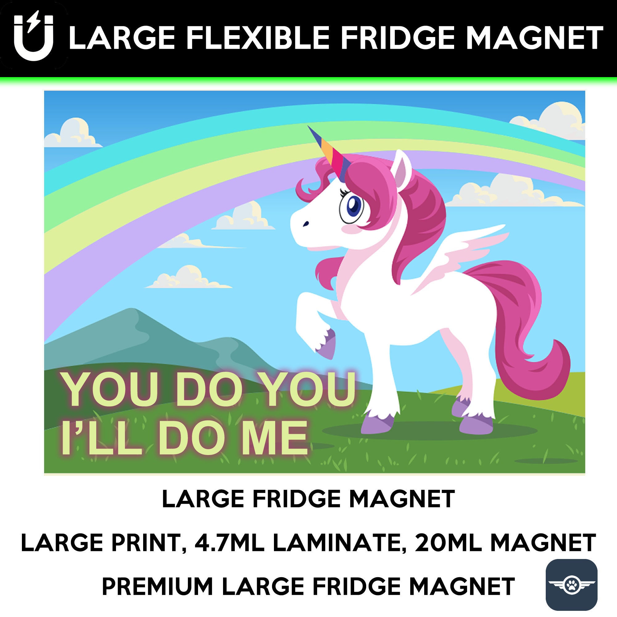 You do you i'll do me unicorn inspirational fridge magnet 6.5 inch x 9 inch motivational premium large magnet You do you i'll do me unicorn inspirational fridge magnet 6.5 inch x 9 inch motivational premium large magnet