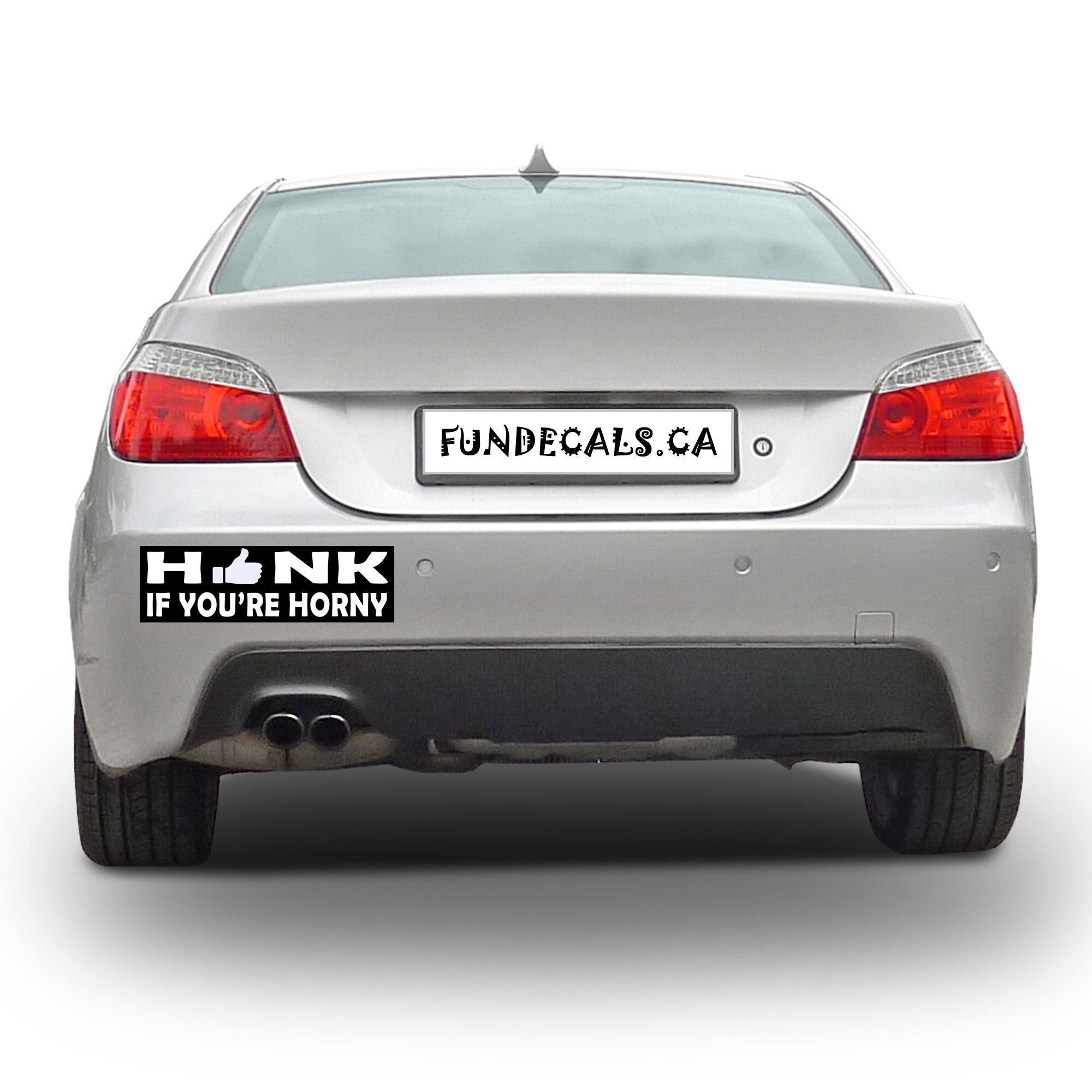 HONK If your're HORNY Thumbs Up 10 x 3 Bumper Sticker - Custom changes and orders welcomed! HONK If your're HORNY Thumbs Up 10 x 3 Bumper Sticker - Custom changes and orders welcomed!