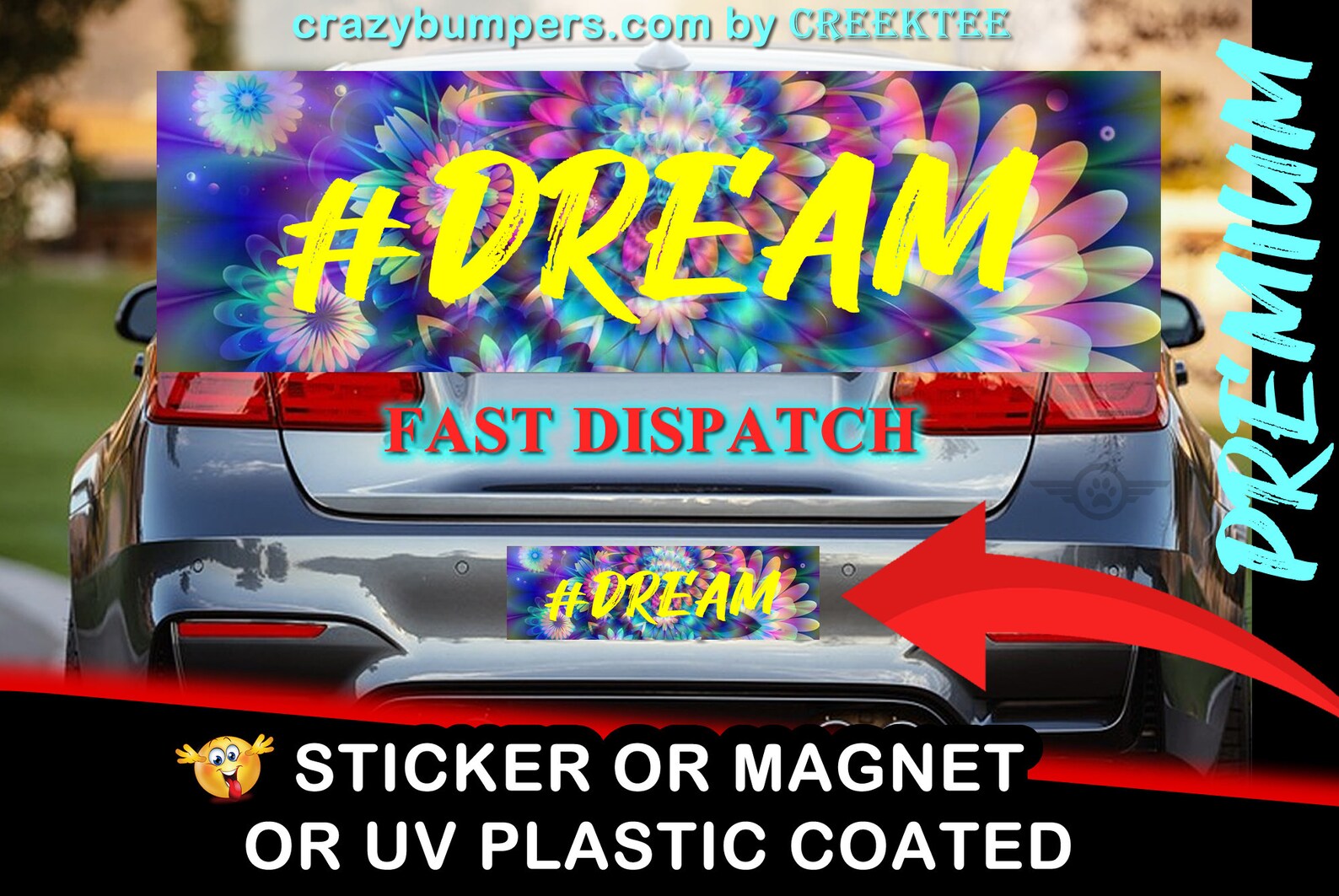 Create Your Own Bumper Stickers or We Customize Your Etsy